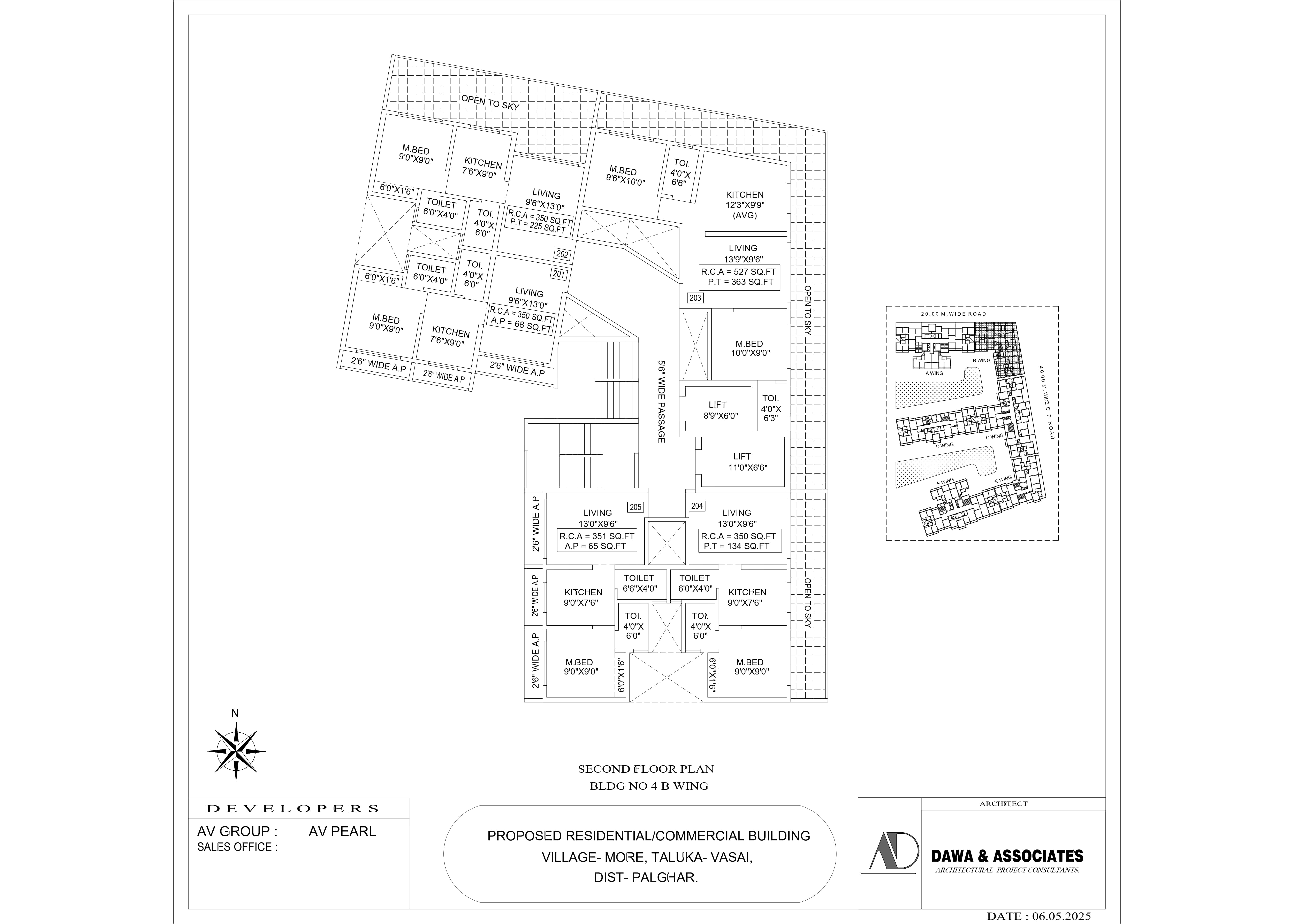 Wing 4B 2nd Floor Plan - AV Pearl
